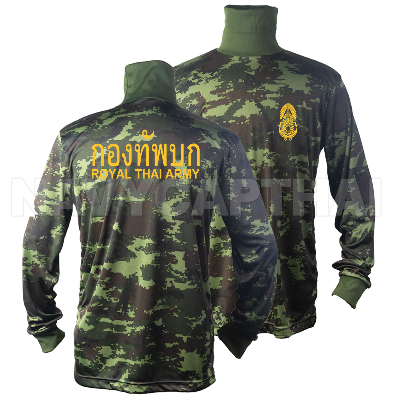 เสื้อยืดกองทัพบก-ลายพรางดิจิตอล-ทบ-ยาว