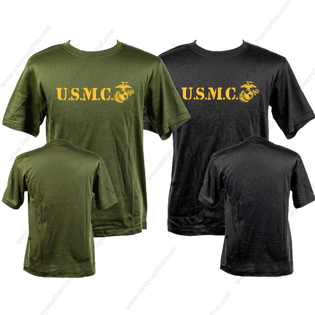 เสื้อยืด-USMC-แขนสั้น