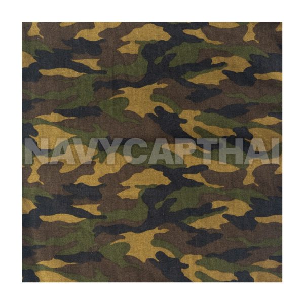 ผ้าเช็ดหน้าลายพรางทหาร-ผ้าคอตตอน