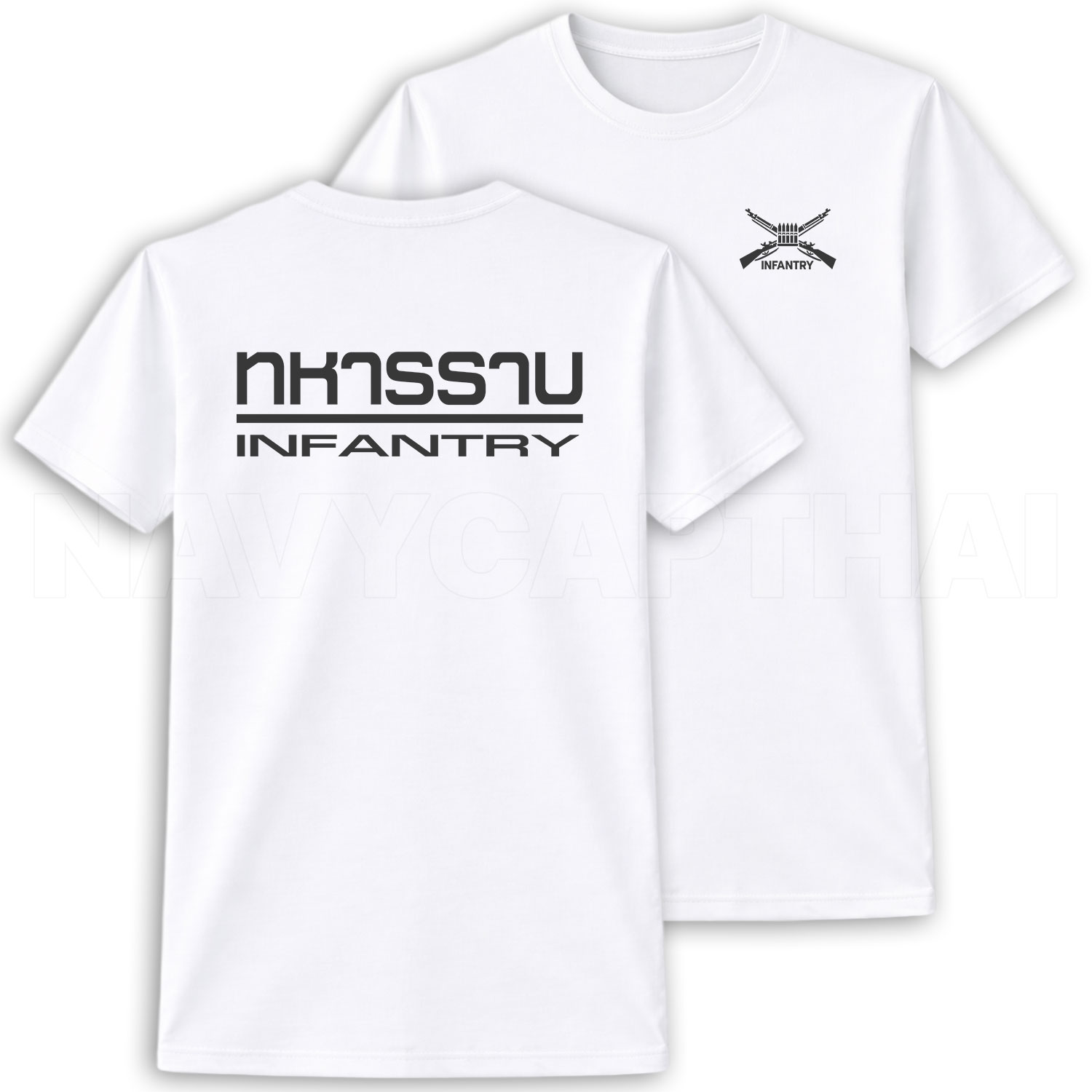 เสื้อยืดทหารราบ INFANTRY ผ้าไมโคร แขนสั้น - Image 4