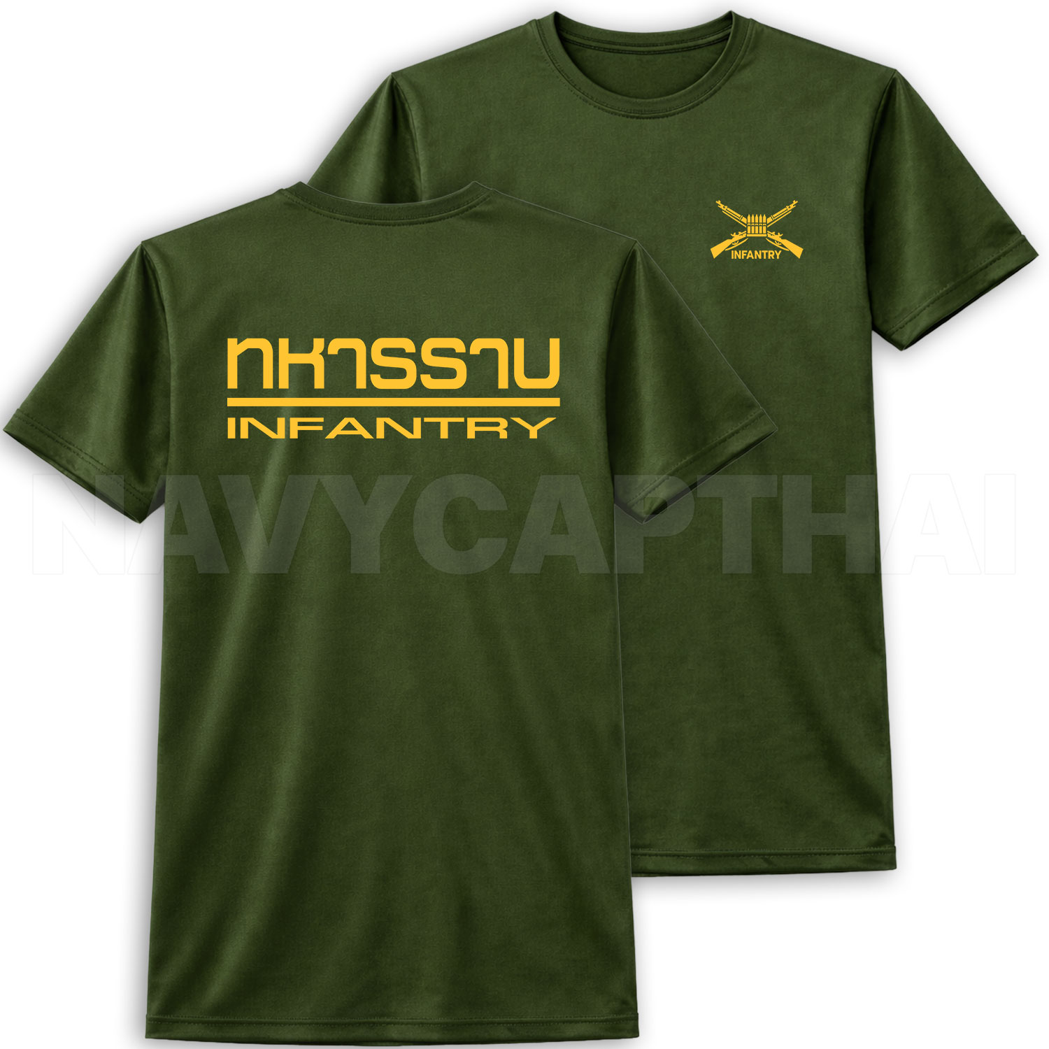 เสื้อยืดทหารราบ INFANTRY ผ้าไมโคร แขนสั้น - Image 5