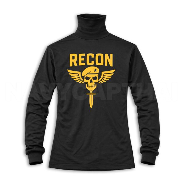 เสื้อยืดแขนยาวคอพัน-RECON-หน่วยลาดตระเวน