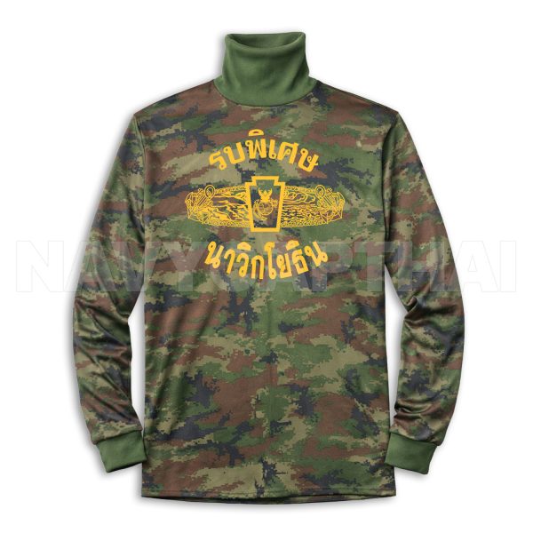 Alternative view of เสื้อยืดรบพิเศษ นาวิกโยธิน แขนยาว คอพัน | ผ้าไมโครแห้งไว