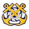 สติ๊กเกอร์ ROYAL THAI NAVY ลายสมอไขว้ (2 แบบ)