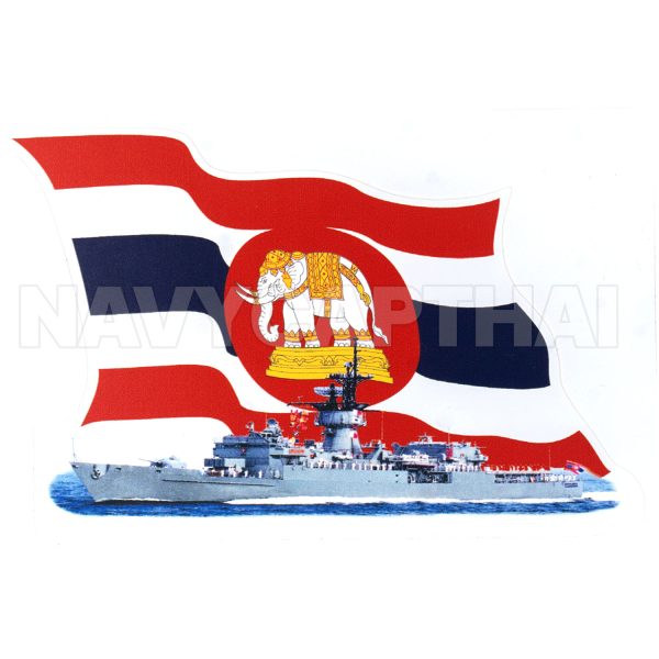 สติ๊กเกอร์ ธงราชนาวี Royal Thai Navy (มีหลายแบบ หลายขนาด)