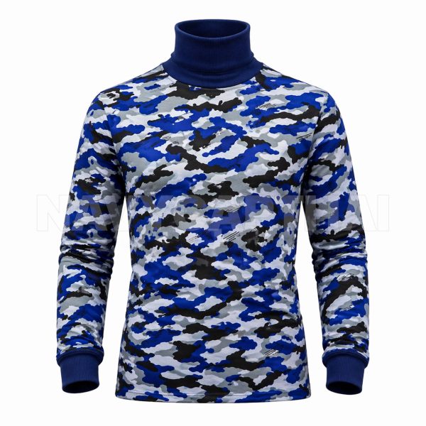 Alternative view of เสื้อยืดลายพราง แขนยาวคอพัน ผ้าไมโคร ฟรีไซส์ (3 สี)