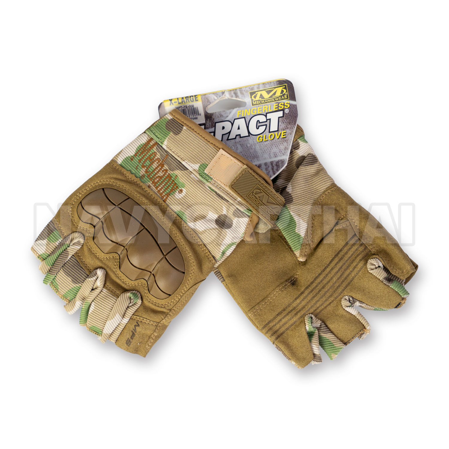 ถุงมือ Tactical ครึ่งนิ้ว กันกระแทก รุ่น M-Pact มี 4 สี - Image 2
