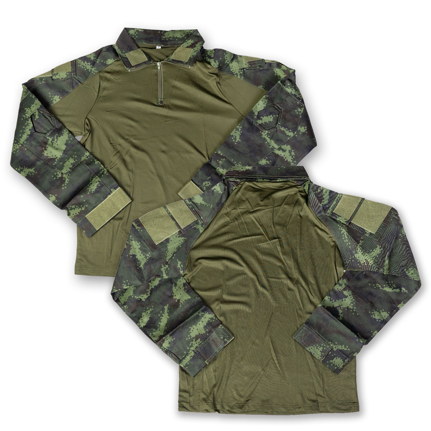 เสื้อ Combat Shirt ลายพรางดิจิตอล แขนยาว ผ้ายืดระบายอากาศ - Image 9