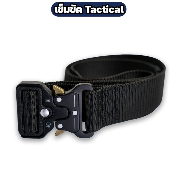 เข็มขัดยุทธวิธี-Tactical-Belt-หัวล็อกโลหะ-ปลดเร็ว
